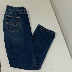 White House Black Market Crop Leg Jeans Blanc 4